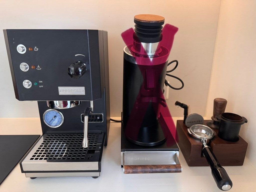 Profitec GO - Mat Zwart + accessoires bundel, Witgoed en Apparatuur, Koffiezetapparaten, Verzenden, Espresso apparaat, Koffiebonen
