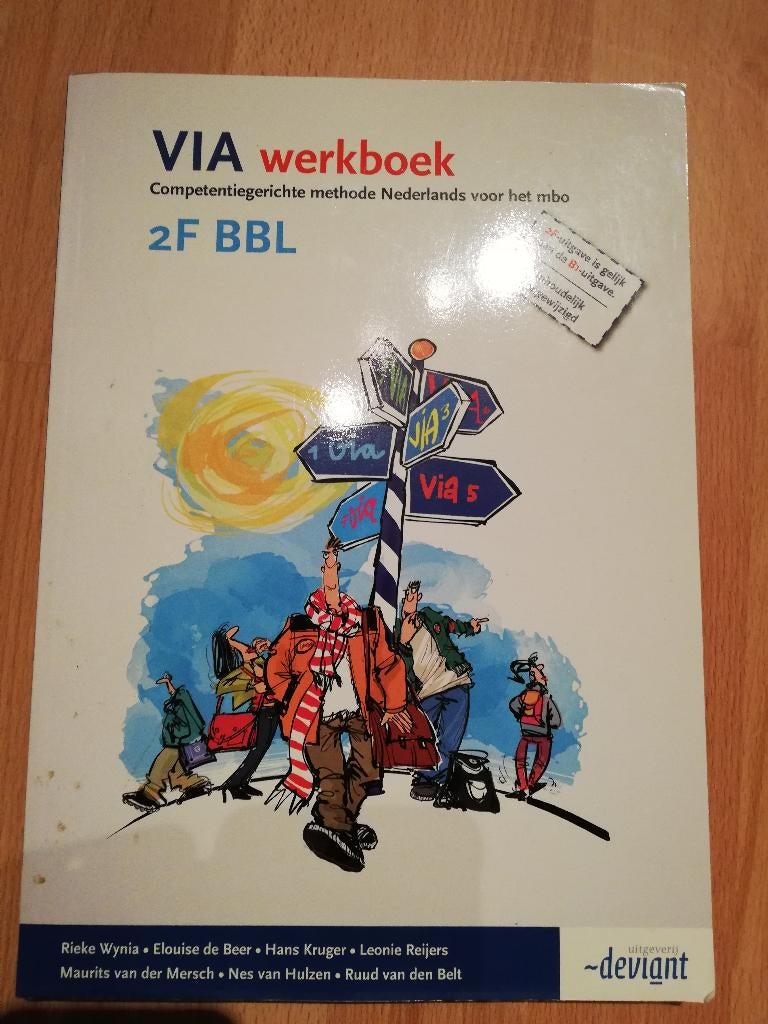 VIA Werkboek Nederlands 2F BBL, Boeken, Uitgeverij Deviant, Ophalen of Verzenden, Zo goed als nieuw, MBO