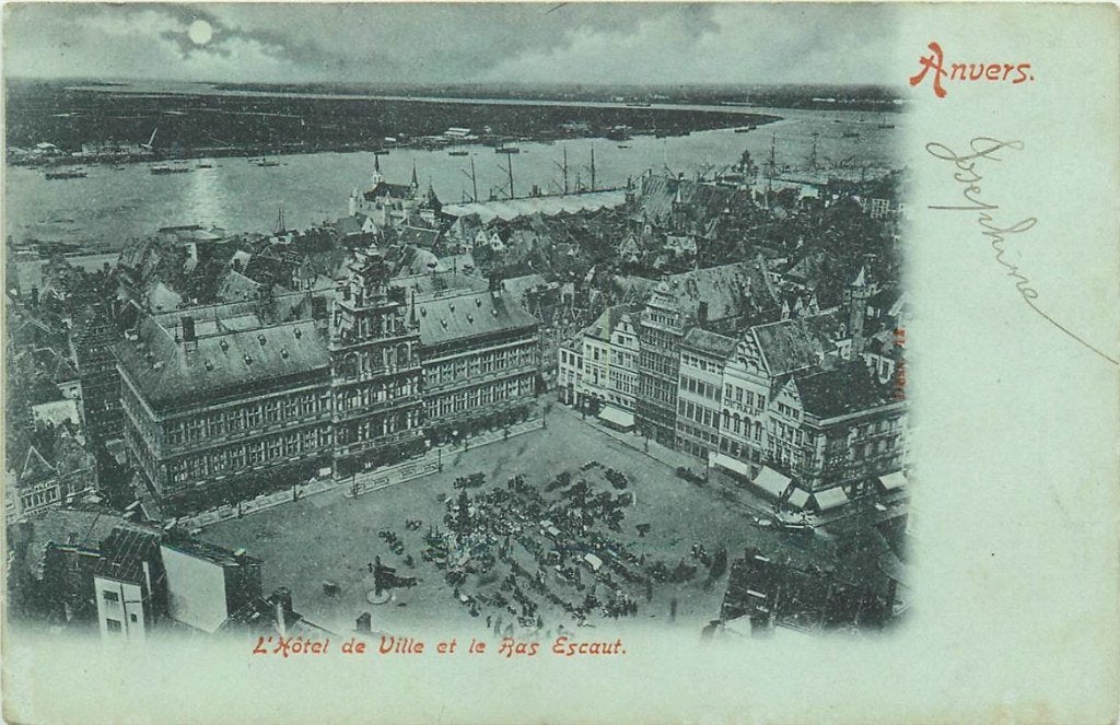 379-152-027 Anvers, Verzamelen, Ansichtkaarten | Buitenland, Overig Europa, Voor 1920, Verzenden