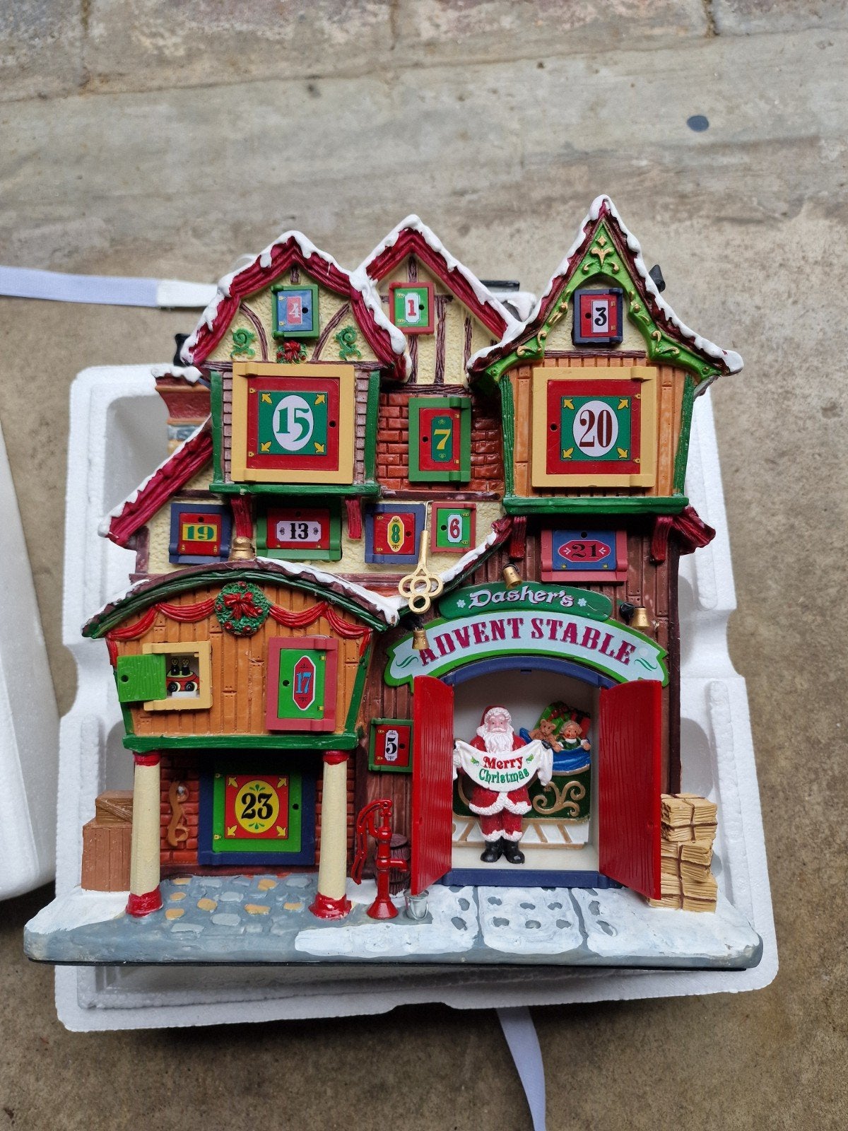 Lemax kerstkalender kersthuis, Diversen, Kerst, Ophalen of Verzenden