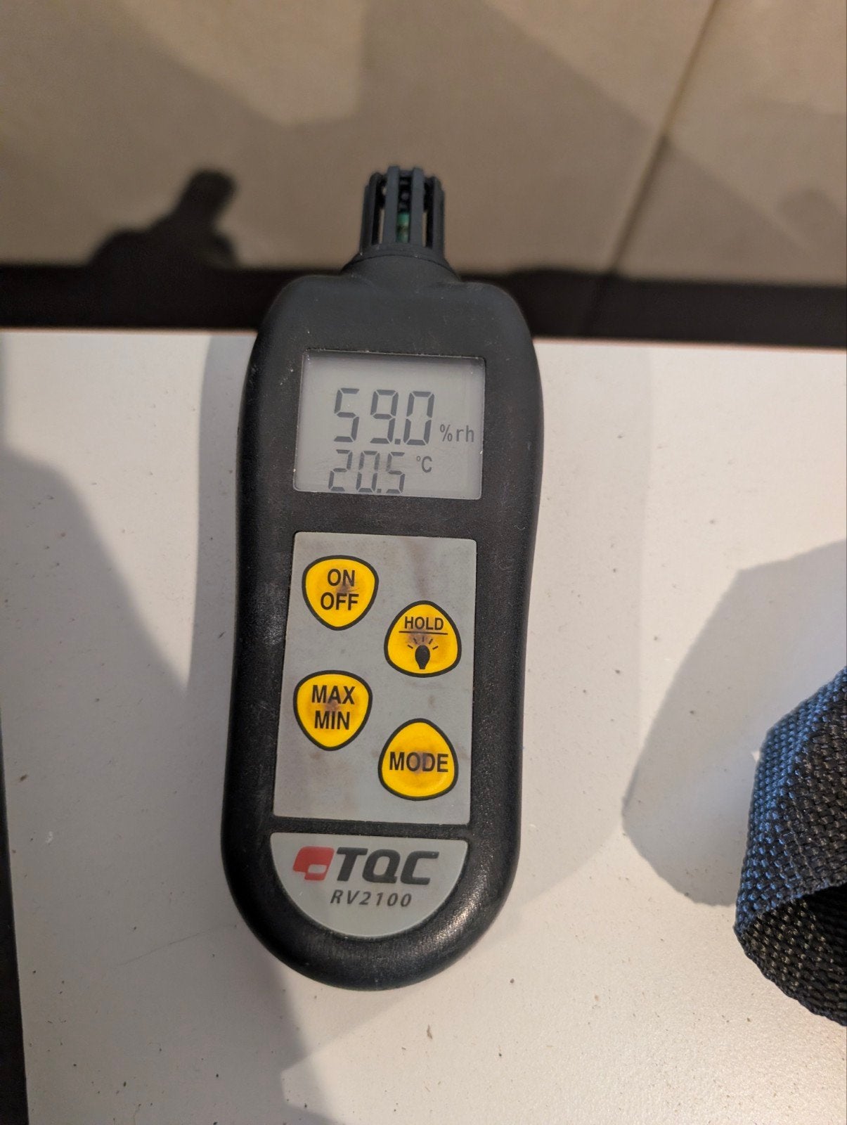 3x TQC RV2100 Digitale Hygrometers - Werken goed, Ophalen of Verzenden, Gebruikt