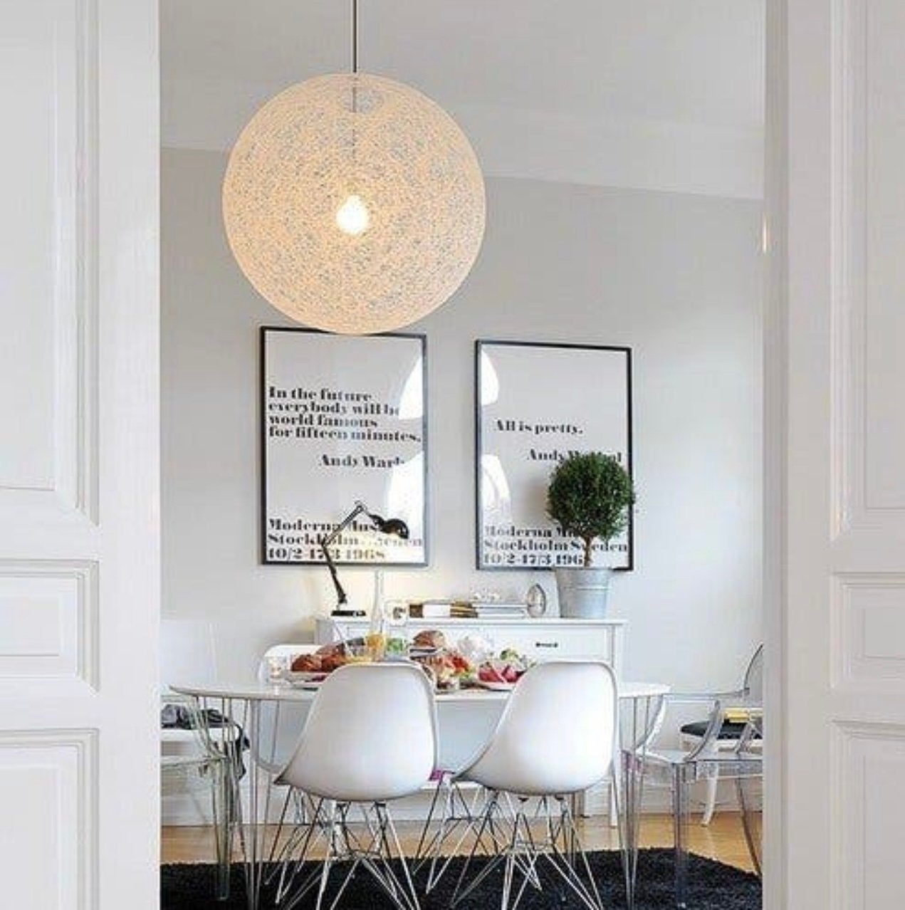 Moooi Random Light Large 105 cm design lamp/ vide geschikt, Ophalen, Zo goed als nieuw, 75 cm of meer