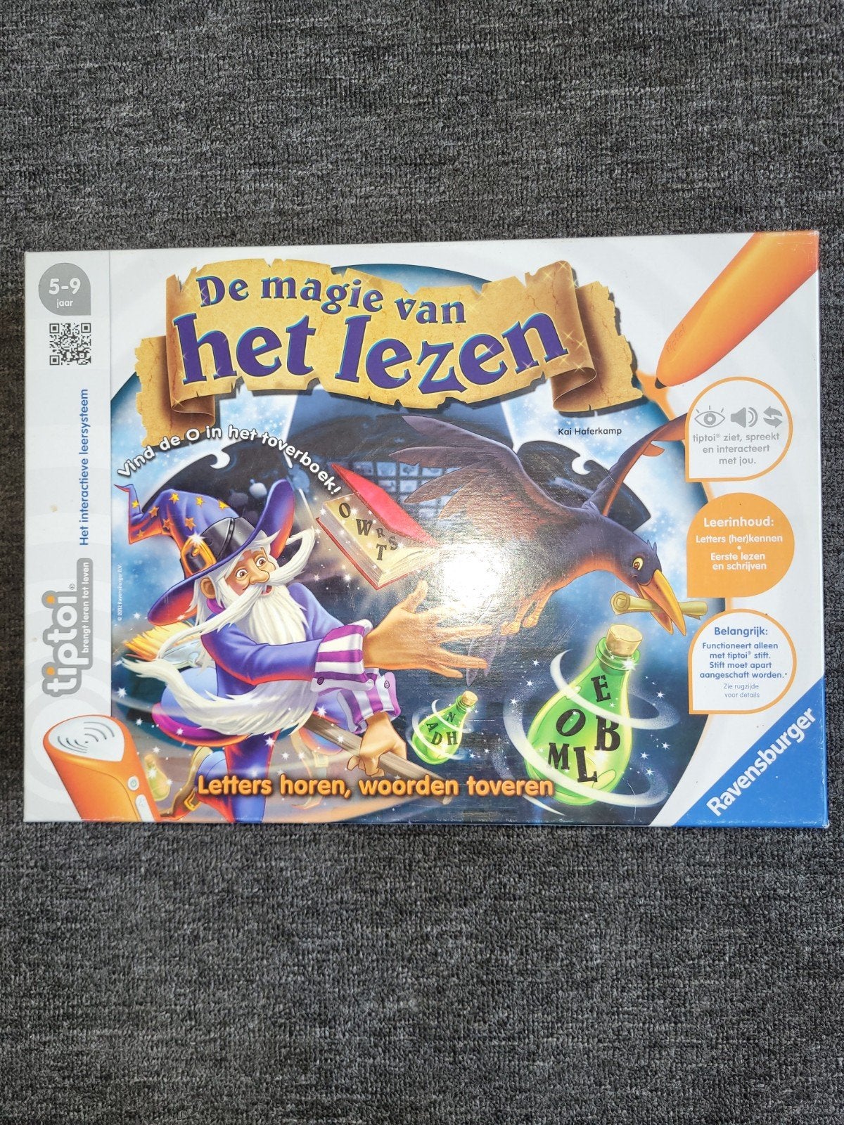 Ravensburger tiptoi De magie van het lezen (zonder pen), Ophalen of Verzenden, Gebruikt, Taal en Lezen, Met geluid