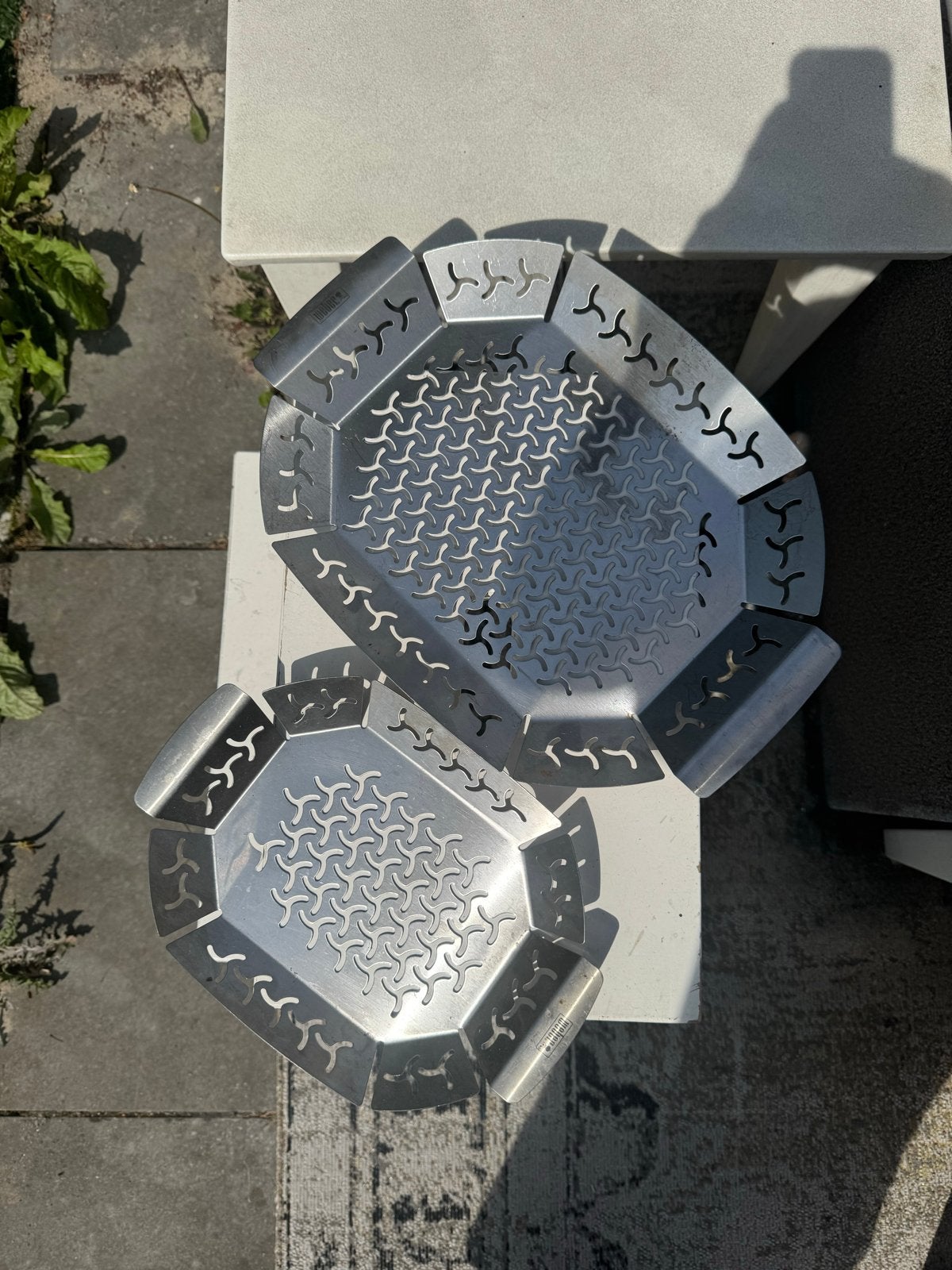 Weber BBQ Grillmandjes - 2 stuks, Verzenden, Gebruikt