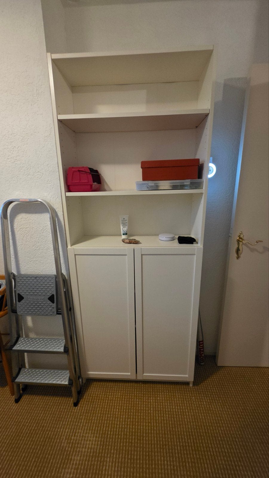 IKEA Billy Kast met deuren en planken, Huis en Inrichting, Kasten | Boekenkasten, Ophalen, 200 cm of meer, 50 tot 100 cm, Minder dan 25 cm