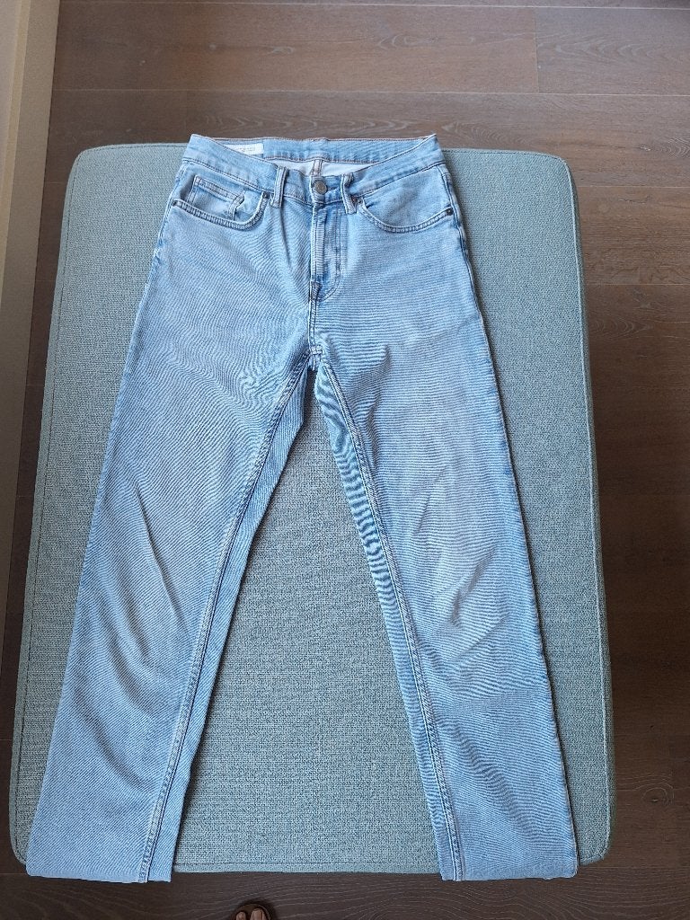 Zara spijkerbroek lichtblauw, maat eur 36, Blauw, W32 (confectie 46) of kleiner, Ophalen of Verzenden, Zara Man
