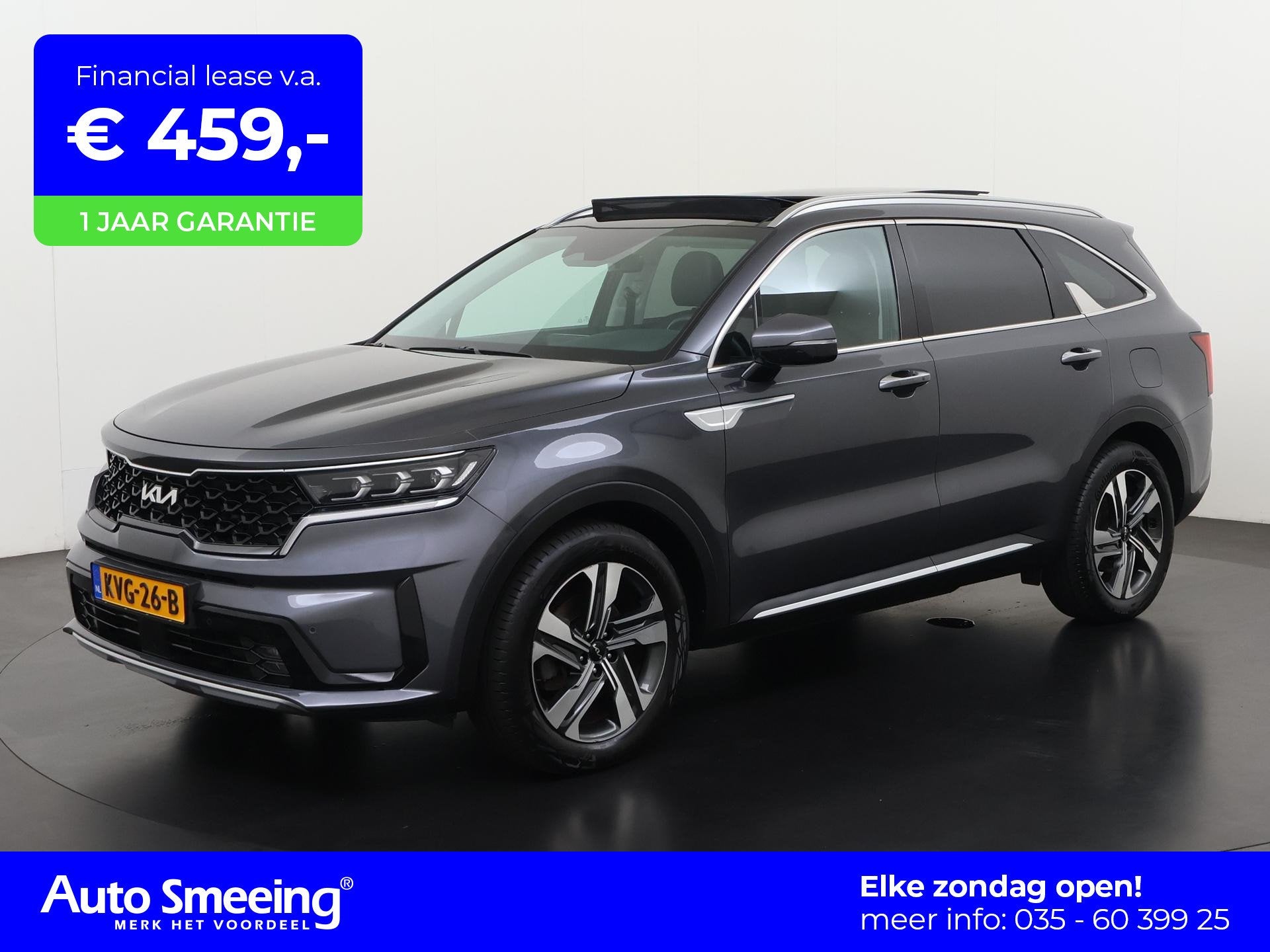 Kia Sorento 1.6 T-GDI Plug-in Hybrid 4WD DynamicPlusLine 7p., Auto's, Automaat, 14 kWh, Gebruikt, Euro 6