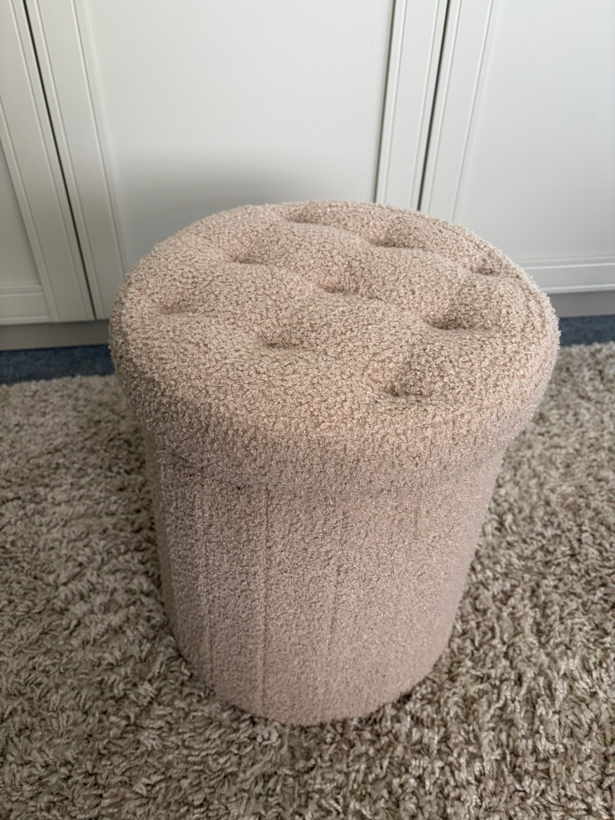 Teddy poefje - opslag, Ophalen, Zo goed als nieuw, Rond, Minder dan 50 cm