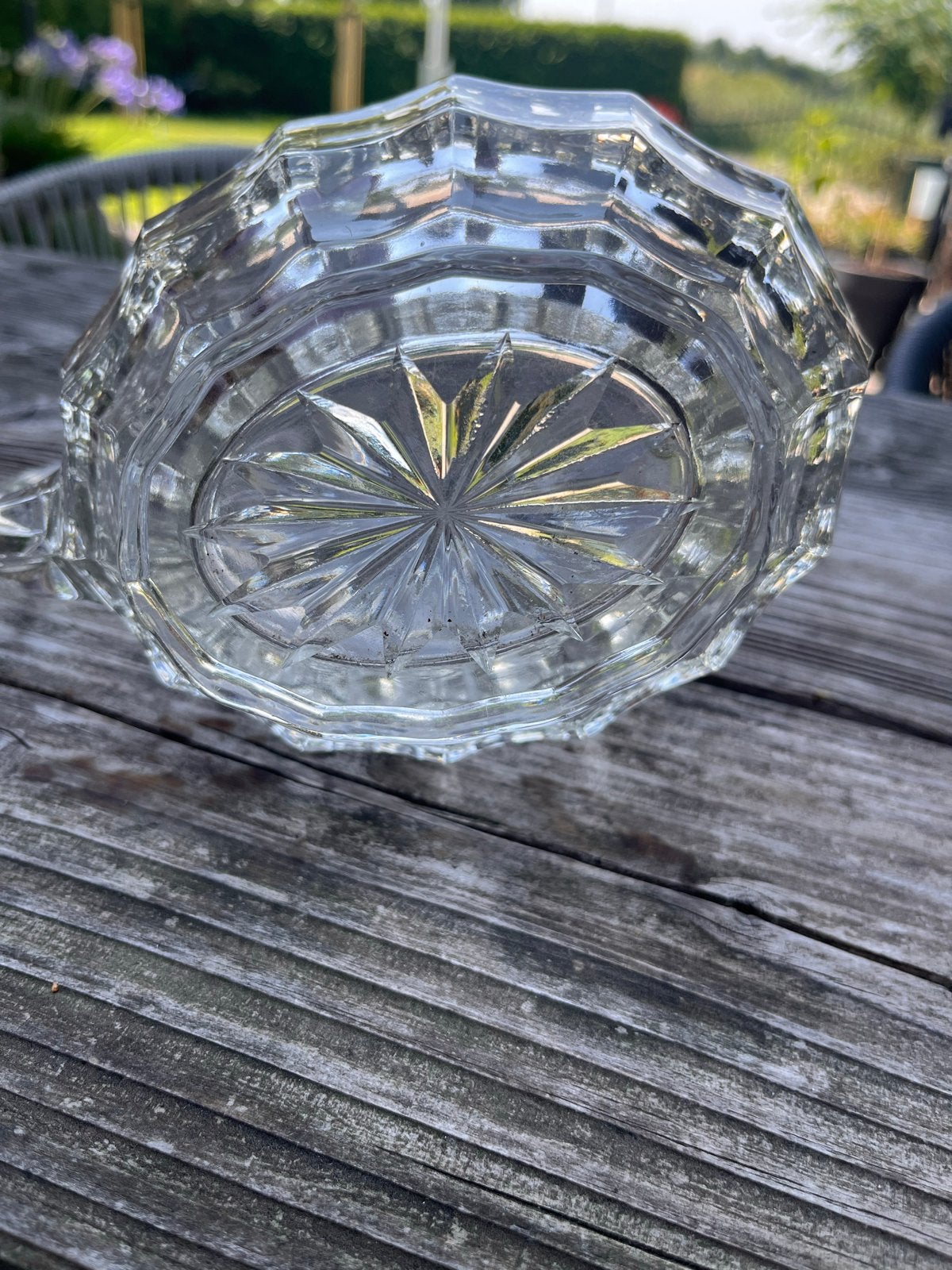 Vintage glazen kan Val Saint Lambert 1935, Ophalen