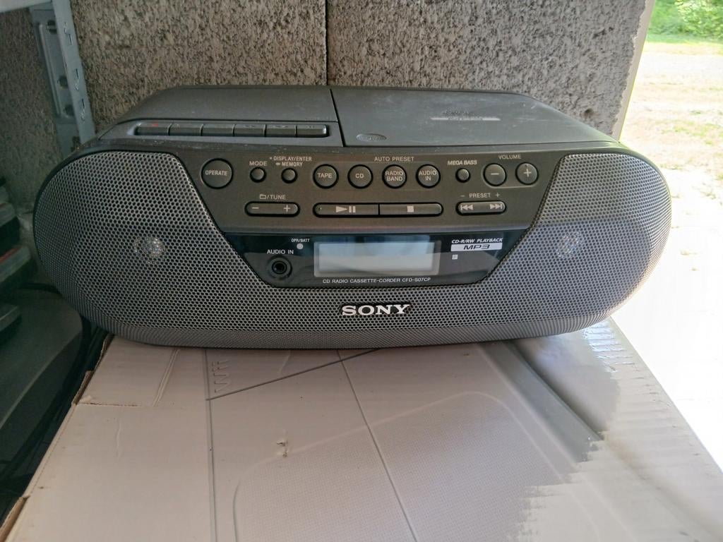 Sony mp3 cassette recorder model no. Cfd-S07CP, Ophalen of Verzenden, Zo goed als nieuw