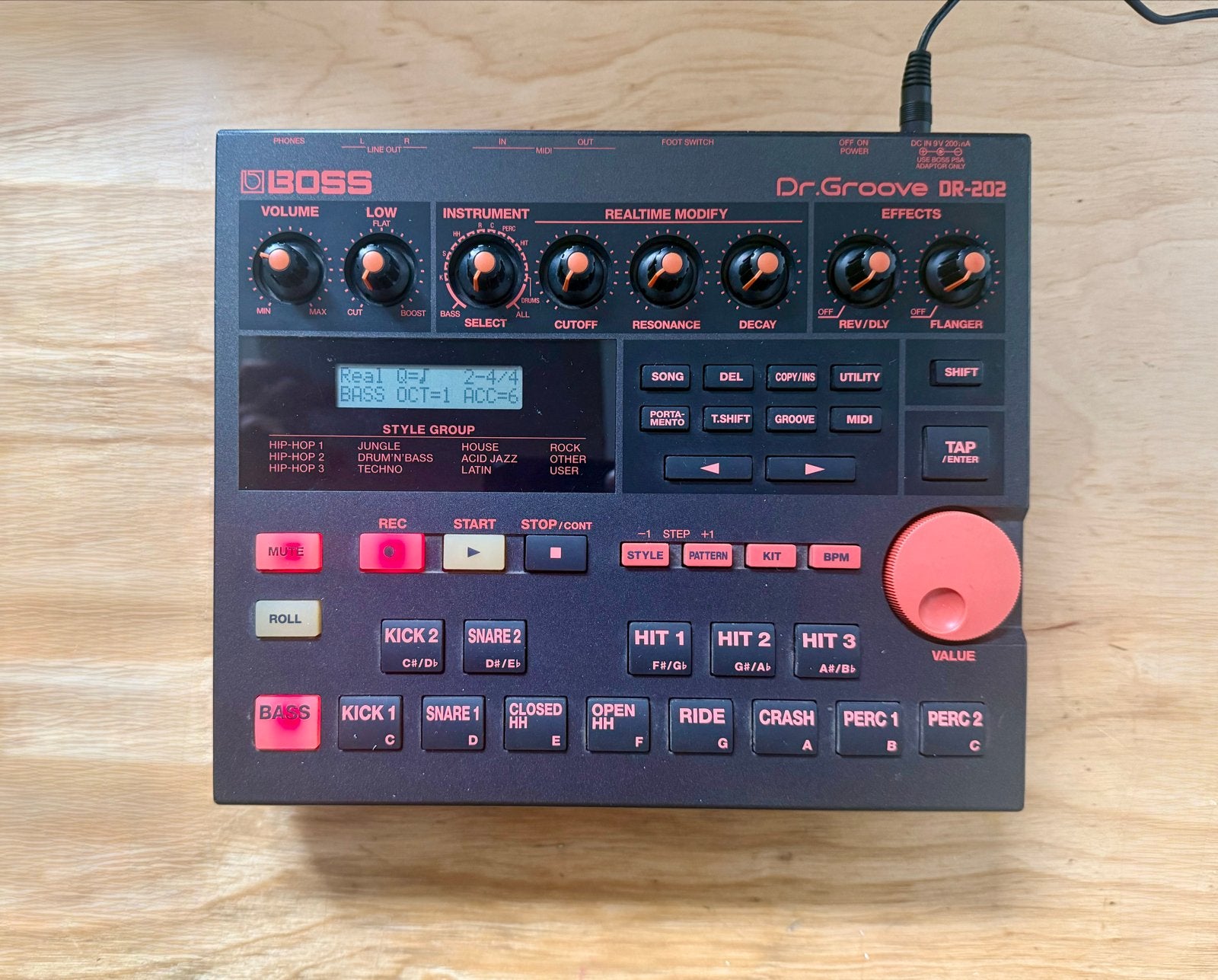 Boss Dr. Groove DR-202 Drummachine, Ophalen of Verzenden, Gebruikt, Boss