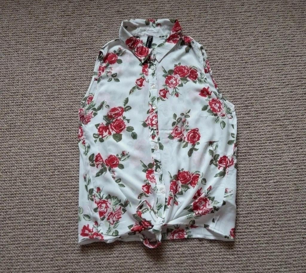 Jean Pascale Blouse, Maat 36, Wit, Ophalen of Verzenden, Zo goed als nieuw, Jean Pascale