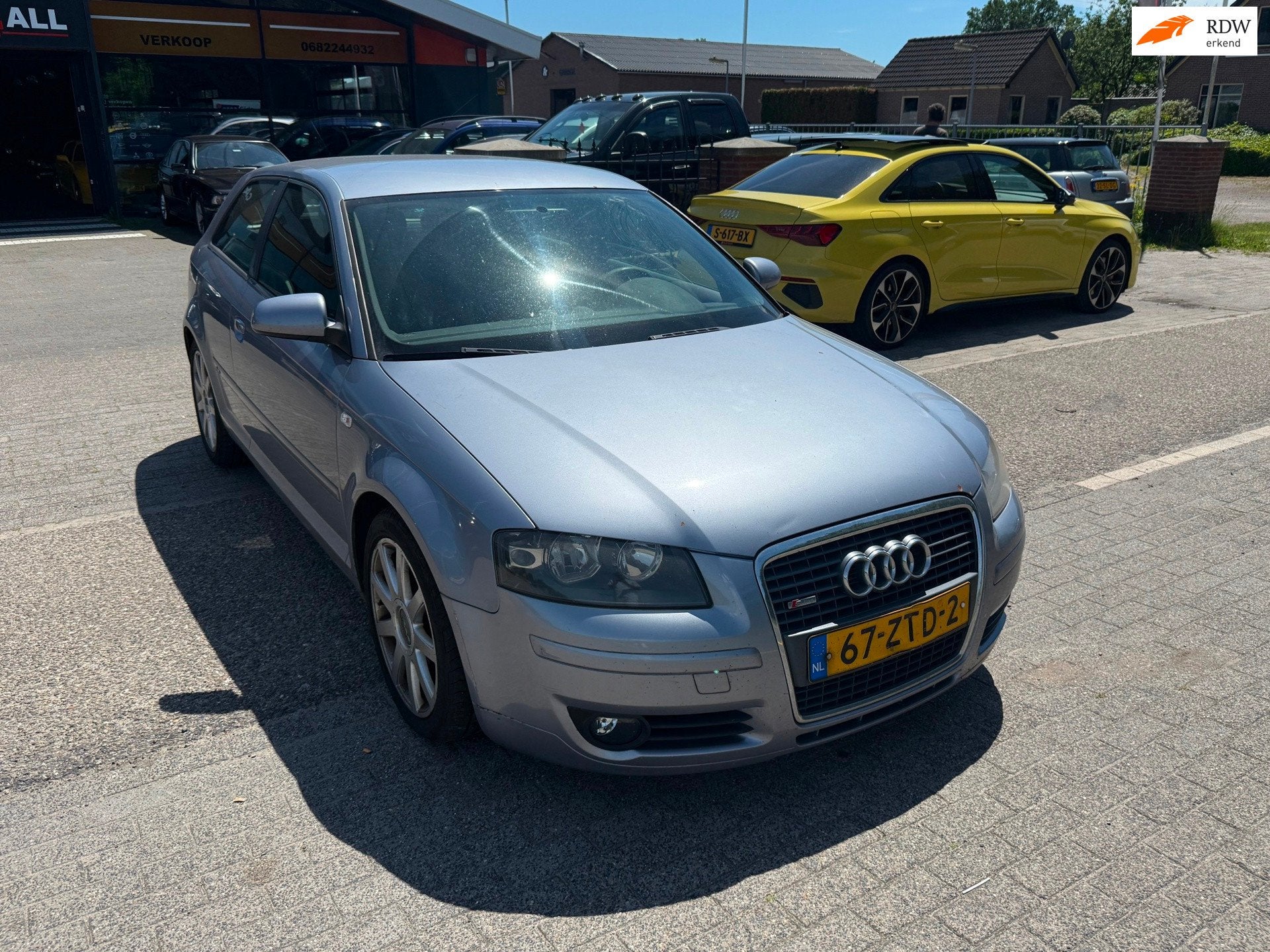 Audi A3 2.0 TDI Attraction AIRCO/S-LINE/NAVI/RIJDT PERFECT, Auto's, Voorwielaandrijving, 1330 kg, Stof, Gebruikt