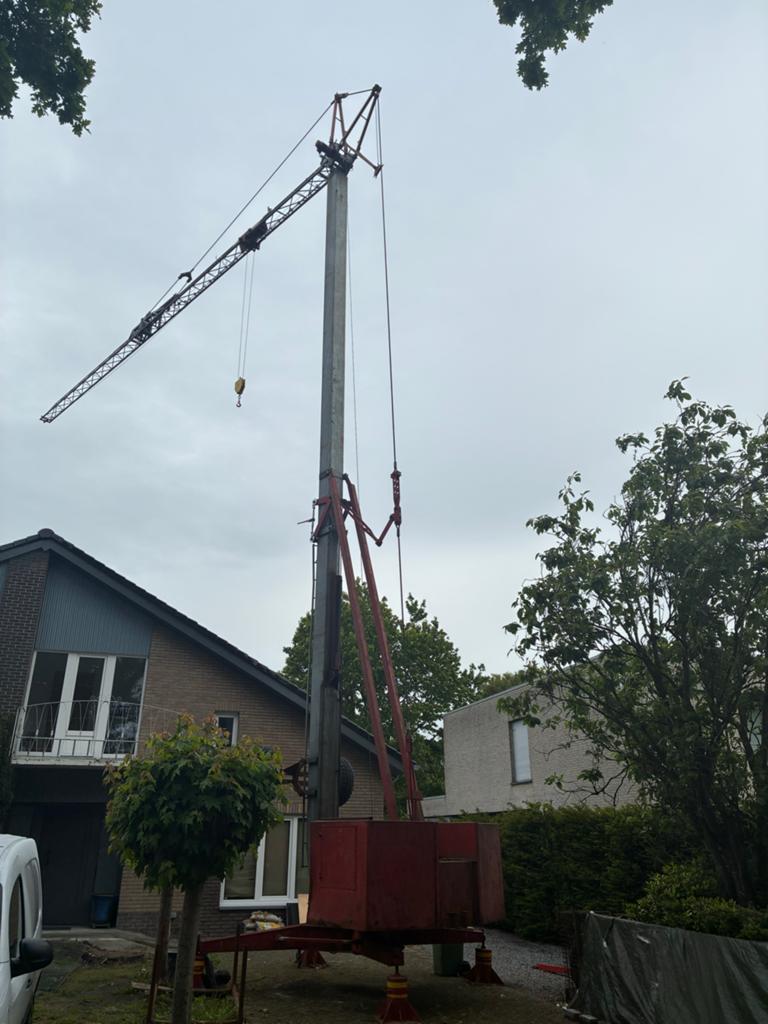 Bouwkraan Arcomet ARCO-16.5 met 1000kg hefvermogen, Ophalen of Verzenden, Kraan