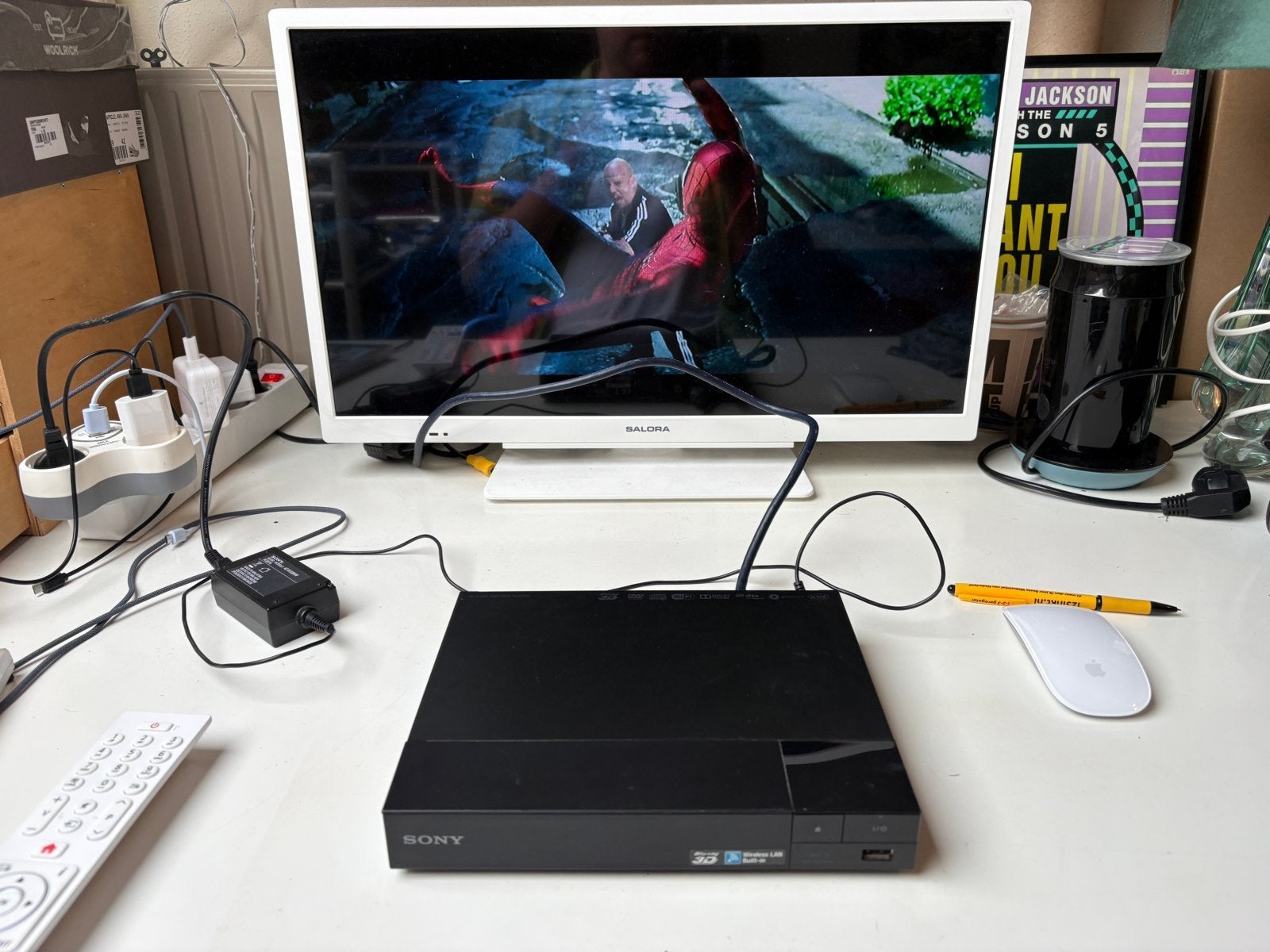 Sony BDP-S5500 Blu-ray Disc/DVD-speler met Wi-Fi en 3D, Audio, Tv en Foto, Blu-ray-spelers, Ophalen of Verzenden, Zo goed als nieuw