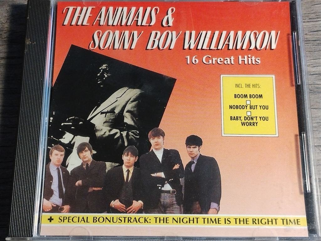 The Animals & Sonny Boy Williamson ‎– 16 Great Hits, Ophalen of Verzenden, Zo goed als nieuw, Jazz