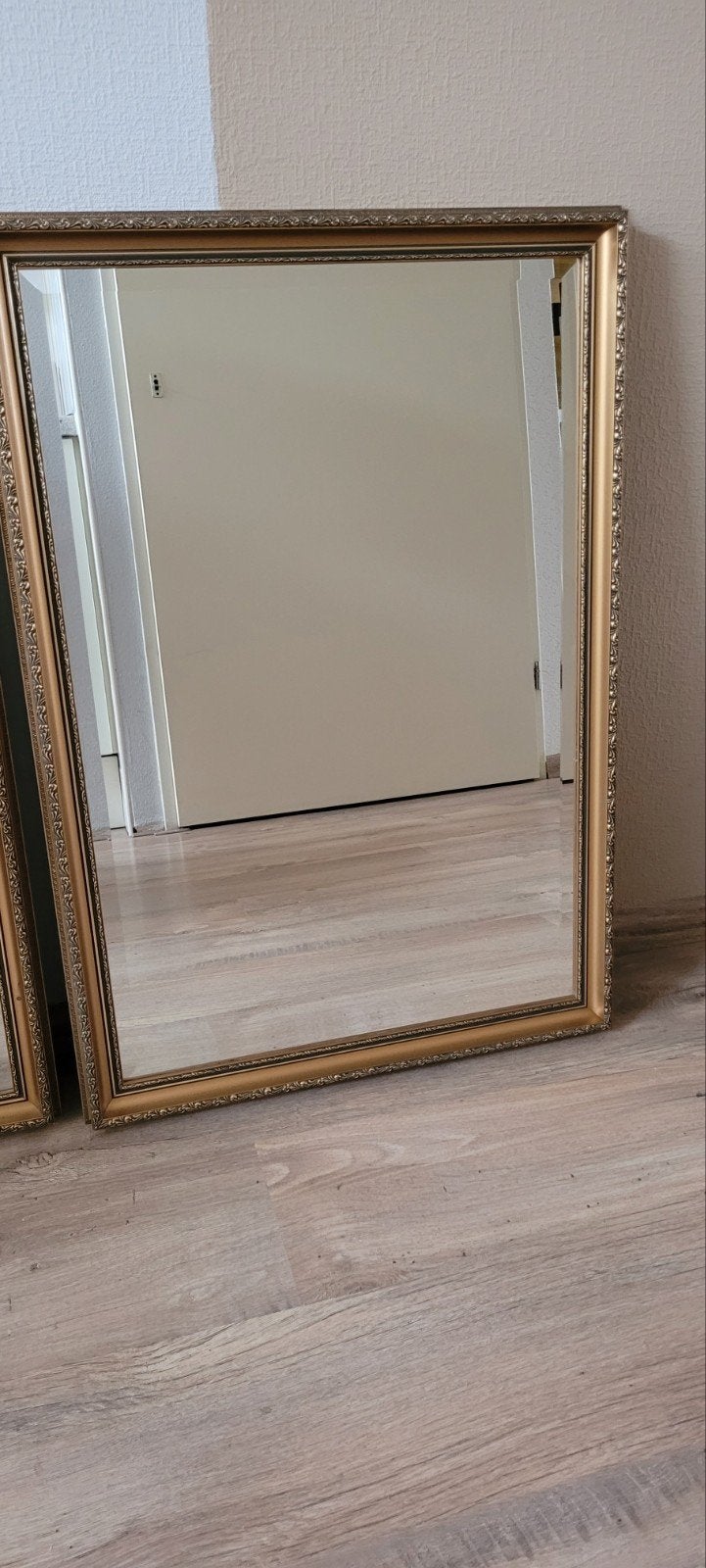 2 mooie spiegels zgan, Ophalen, Zo goed als nieuw, Minder dan 100 cm, Rechthoekig