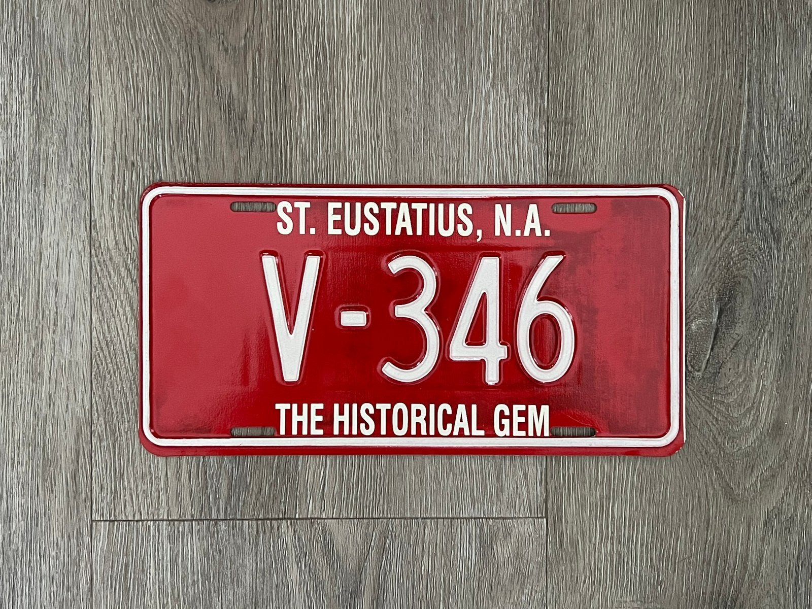 Kentekenplaat Sint Eustatius 1996-1999, Ophalen of Verzenden, Zo goed als nieuw, Auto's