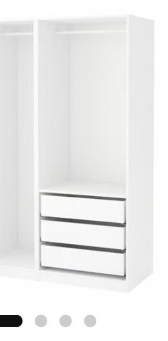IKEA Pax Kast 1m breed met 3 planken en 5 lades, Ophalen, Gebruikt, 200 cm of meer, 50 tot 100 cm