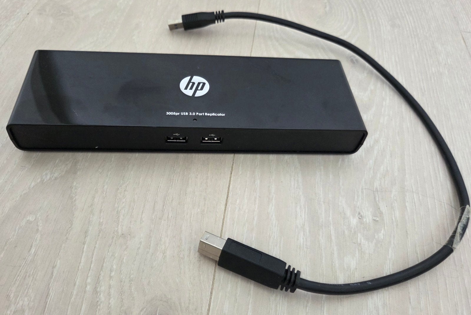 HP 3005pr USB 3.0 Port Replicator Docking Station, Docking station, Laptop, Ophalen of Verzenden, Zo goed als nieuw