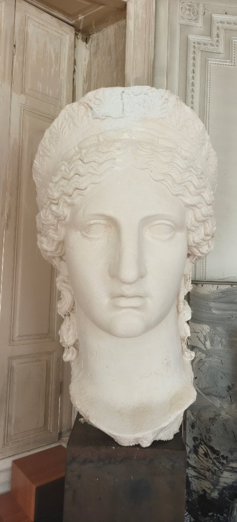 Juno Ludovisi, afgietsel van origineel Romeins beeld, Ophalen, Buste, Handgemaakt, Overige materialen