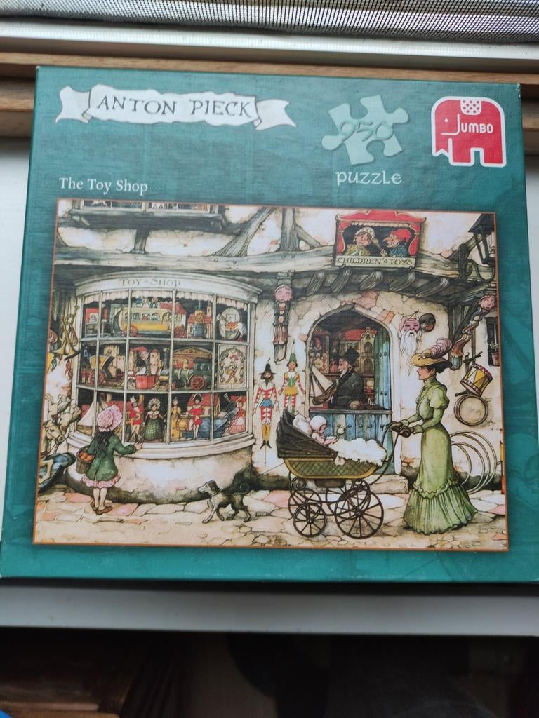 Anton Pieck Puzzel - The Toy Shop (Jumbo), Hobby en Vrije tijd, Ophalen of Verzenden, 500 t/m 1500 stukjes, Gebruikt, Legpuzzel