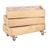 Heutink duurzame houten bouwblokken - schoolcollectie, Ophalen, Gebruikt, Overige typen