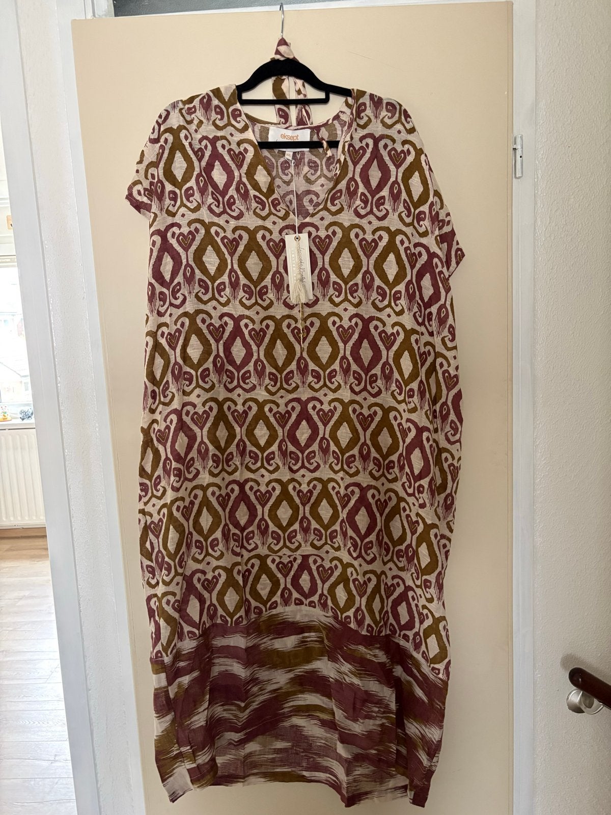 Lonneke Nooteboom Kaftan Jurk M/L Nieuw, Meerkleurig, Maat 42/44 (L), Nieuw, Ophalen of Verzenden