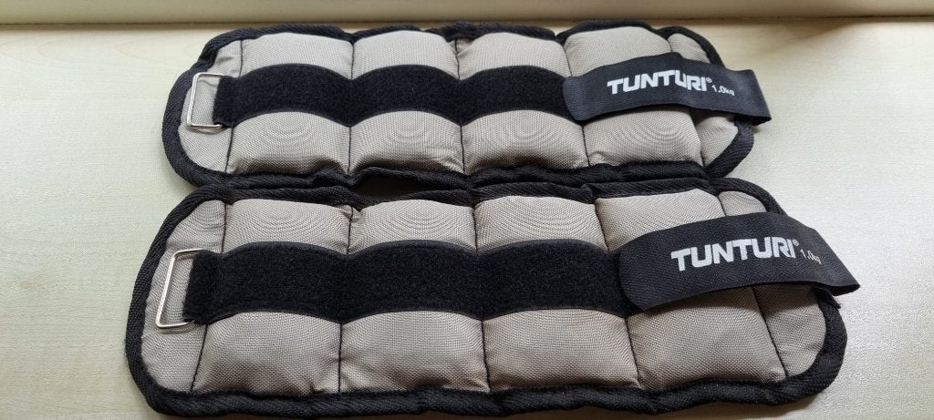 Tunturi Arm-/Beengewichten 1 kg, Ophalen of Verzenden, Zo goed als nieuw, Benen, Dumbbell