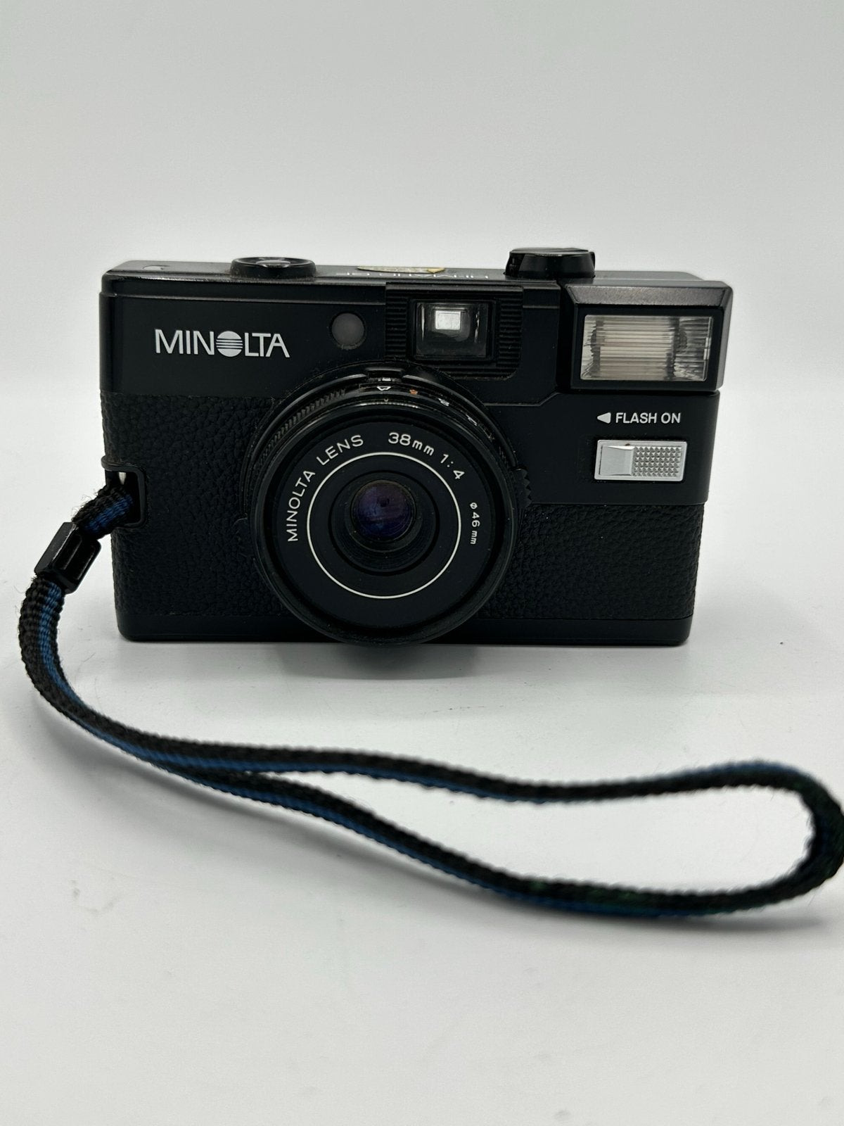 Minolta compact camera met 38mm 1:4 lens, Ophalen of Verzenden, Gebruikt, Compact, Minolta