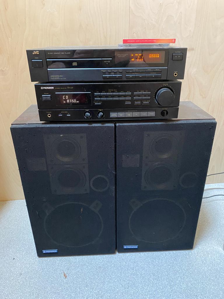 Pioneer versterker sx-225, jvc cd speler xl-v211, set boxen, Ophalen, Gebruikt, Losse componenten, Pioneer