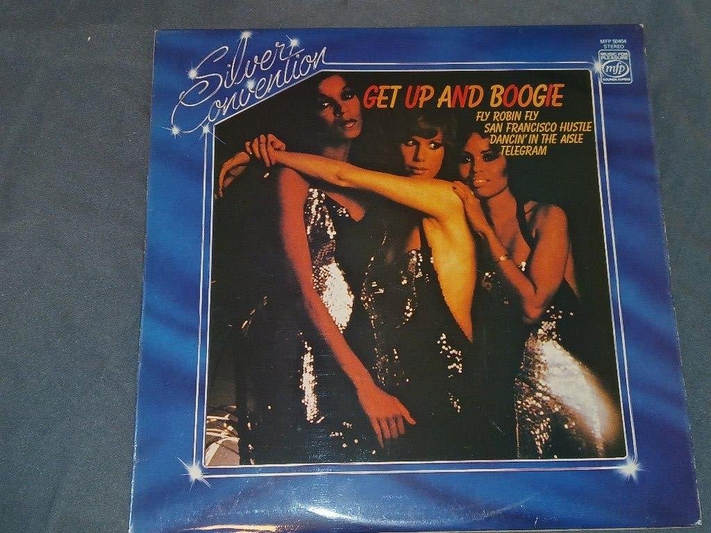 lp SILVER CONVENTION _ Get Up And Boogie 1977, LP, Gebruikt, Ophalen of Verzenden, Disco
