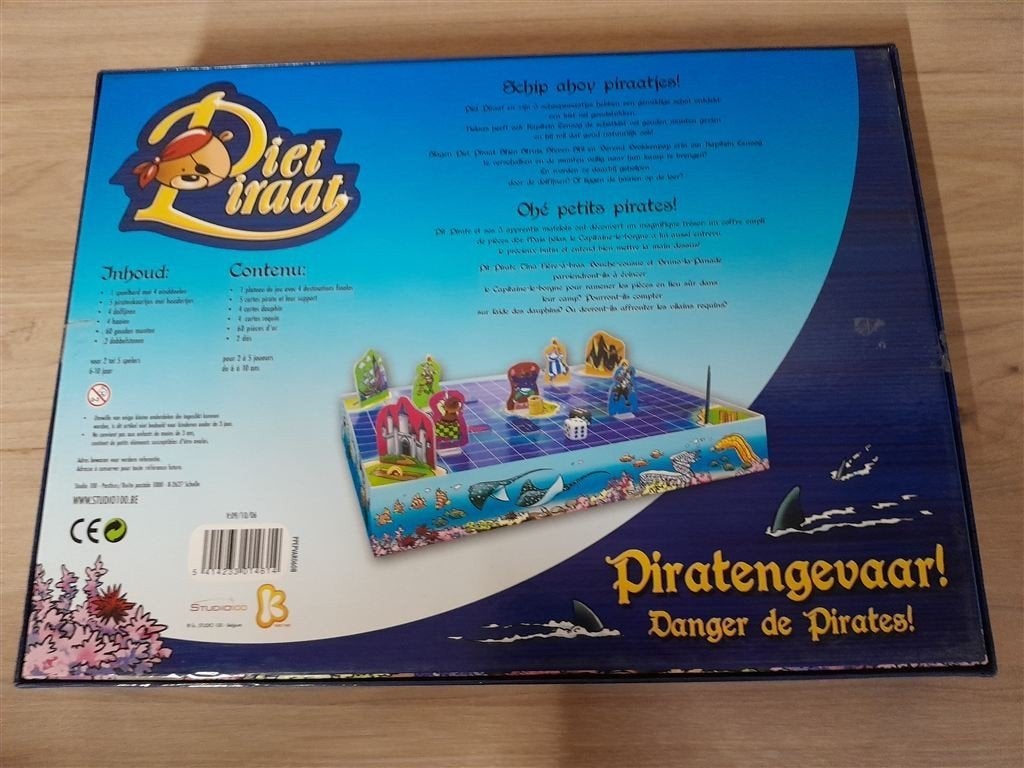 Piet piraat - piratengevaar - s1362, Verzenden, Zo goed als nieuw