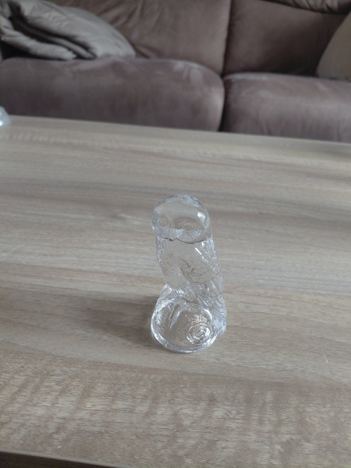 Glazen uil decoratie - Zo goed als nieuw, Ophalen of Verzenden