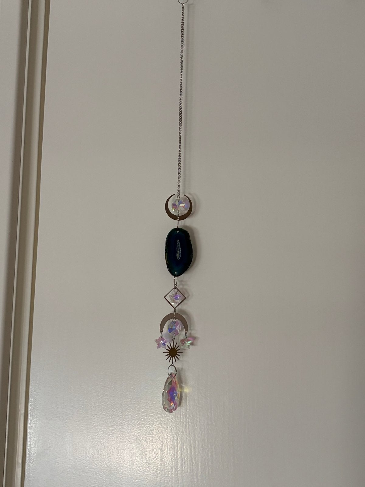 Raamhanger Zonnevanger Agaat Kristal Decoratie, Huis en Inrichting, Woonaccessoires | Overige, Meerkleurig, Overige stijlen, Nieuw