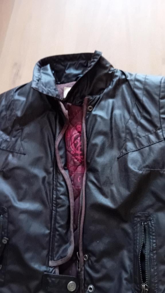 Nep leren bruin jasje zgan maat S gevoerd jasje, Kleding | Dames, Bruin, Ophalen of Verzenden, Zo goed als nieuw, Jasje