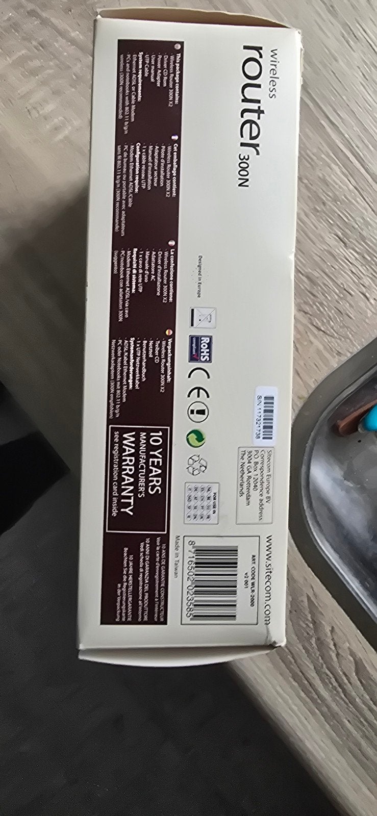 Sitecom WLR-2000, Ophalen, Gebruikt