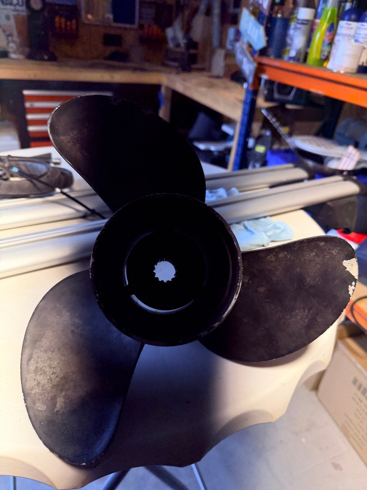 BS Pro Okra Propeller 13 1/4 x 17 Suzuki, Honda & Yamaha, Ophalen of Verzenden, Gebruikt, Motor en Techniek, Motorboot