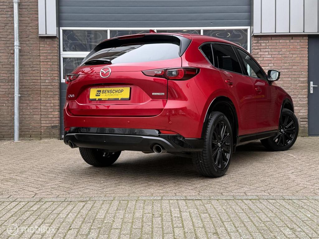 Mazda CX-5 2.0 SkyActiv-G 165 Homura Alcantara Navi Carplay, Auto's, 1998 cc, Zwart, 4 cilinders, 1507 kg