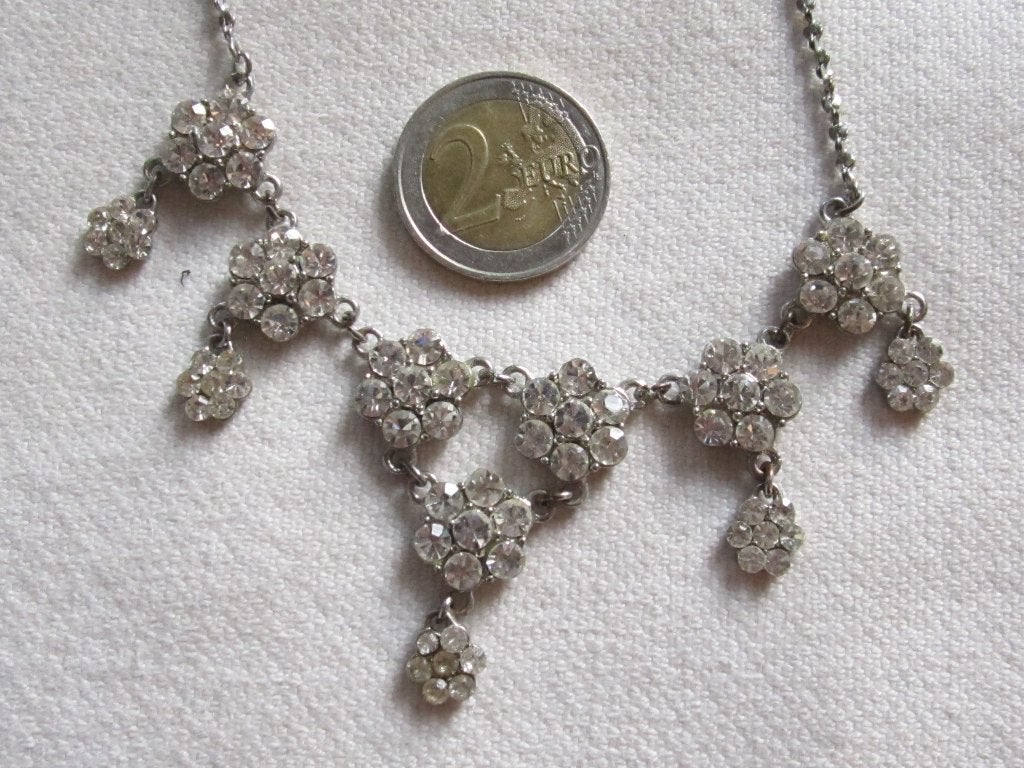 43.  Heel aparte oude ketting,  36 /42 cm, Ophalen, Overige materialen, Ketting