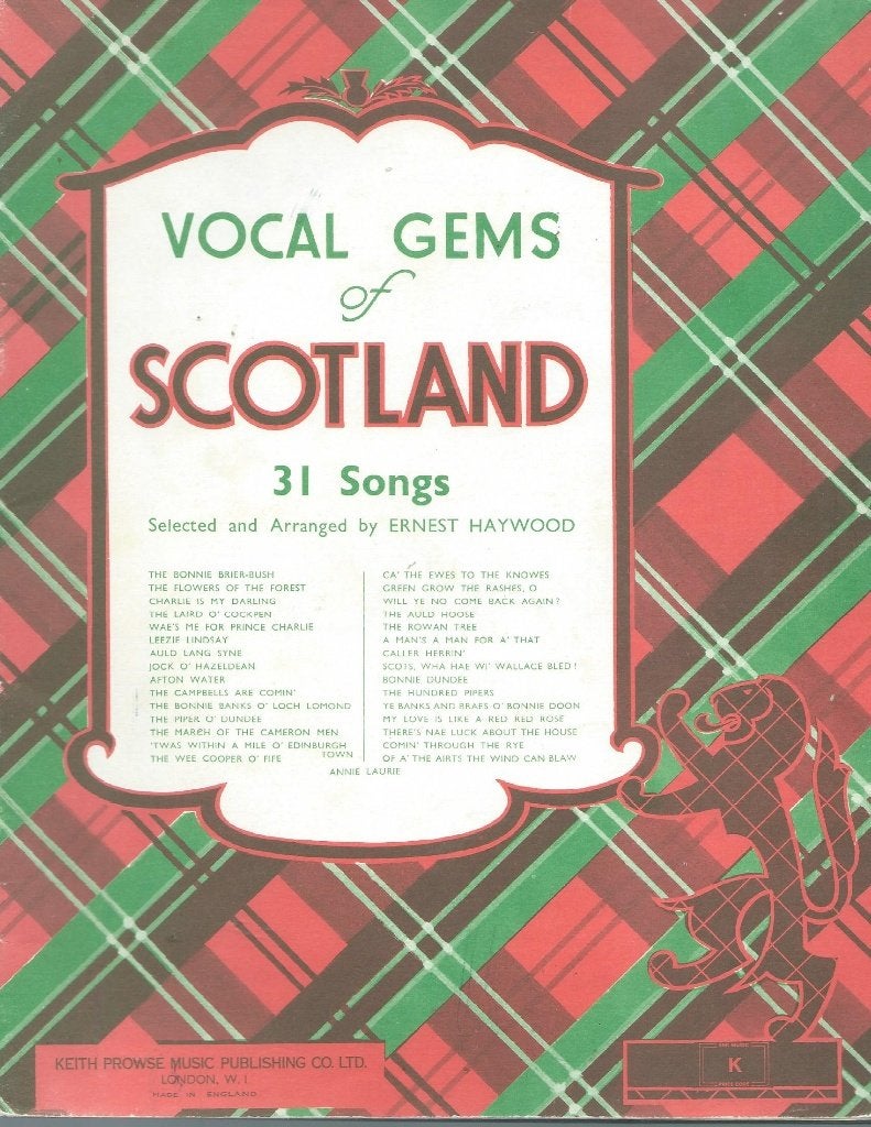 Vocal Gems of Scotland, Muziek en Instrumenten, Bladmuziek, Gebruikt, Ophalen of Verzenden, Gitaar, Artiest of Componist