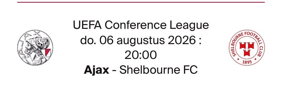 Ajax-shelbourne 2x f side, Twee personen, Overige soorten