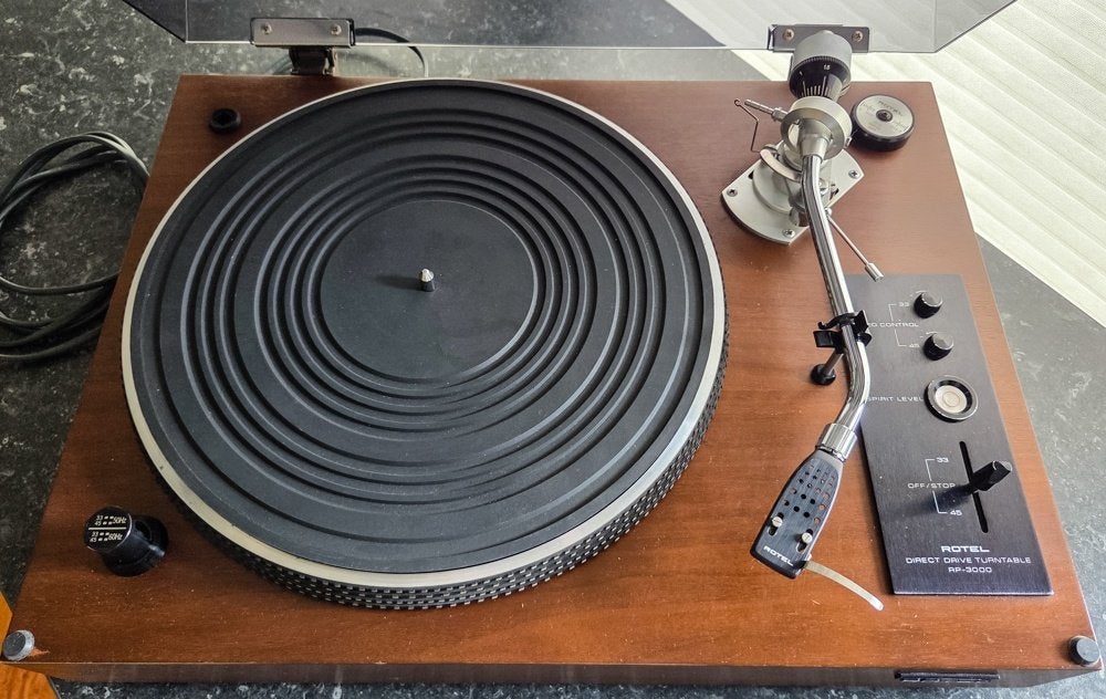 Rotel RP-3000 draaitafel, Gebruikt, Pitch-regelaar, Platenspeler, Ophalen