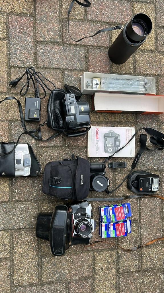 Diverse fotocamera spullen, Ophalen of Verzenden, Compact, Overige Merken