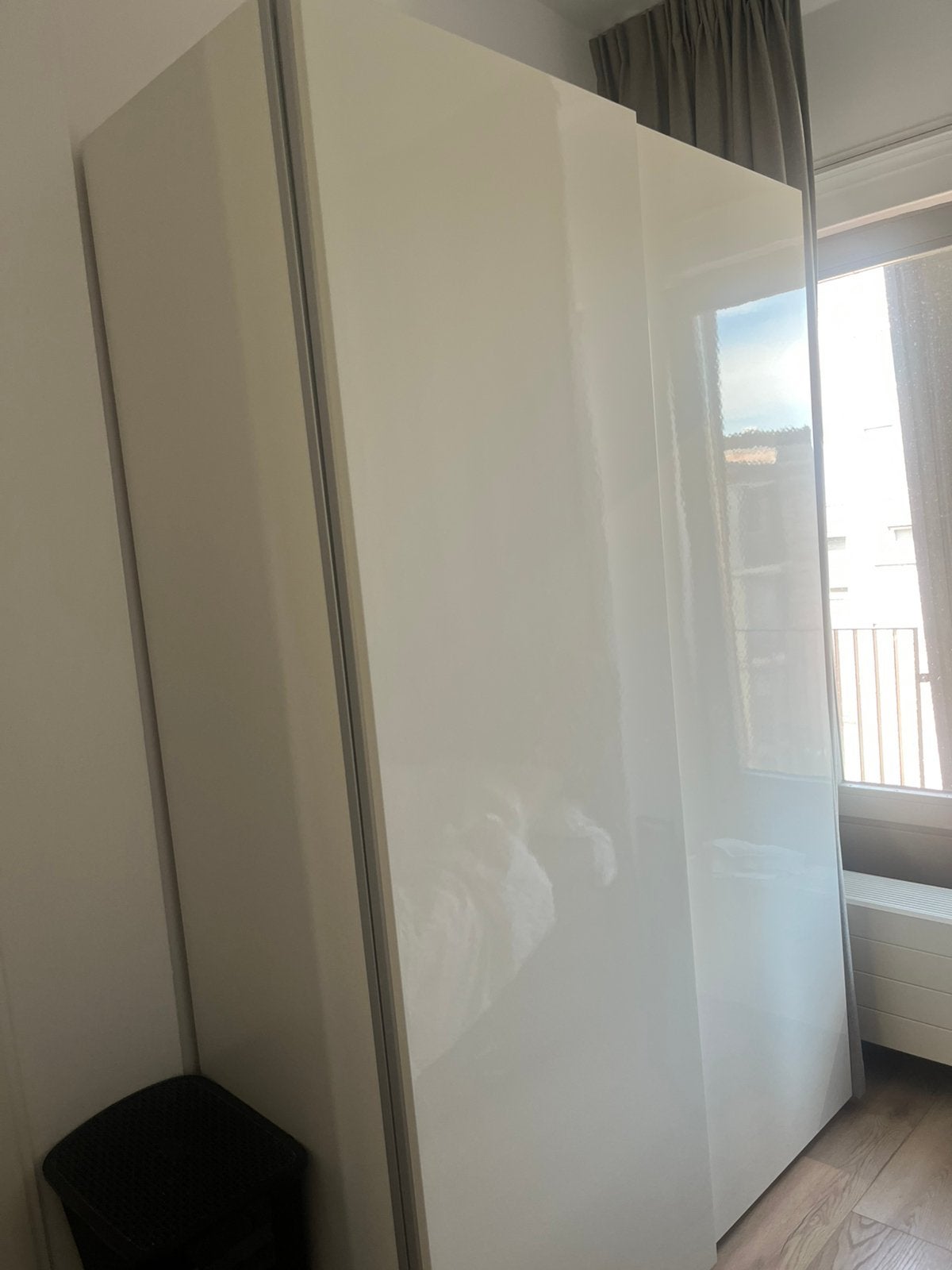 PAX kledingkast met schuifdeuren 150x66x236, 200 cm of meer, 150 tot 200 cm, Zo goed als nieuw, 50 tot 75 cm
