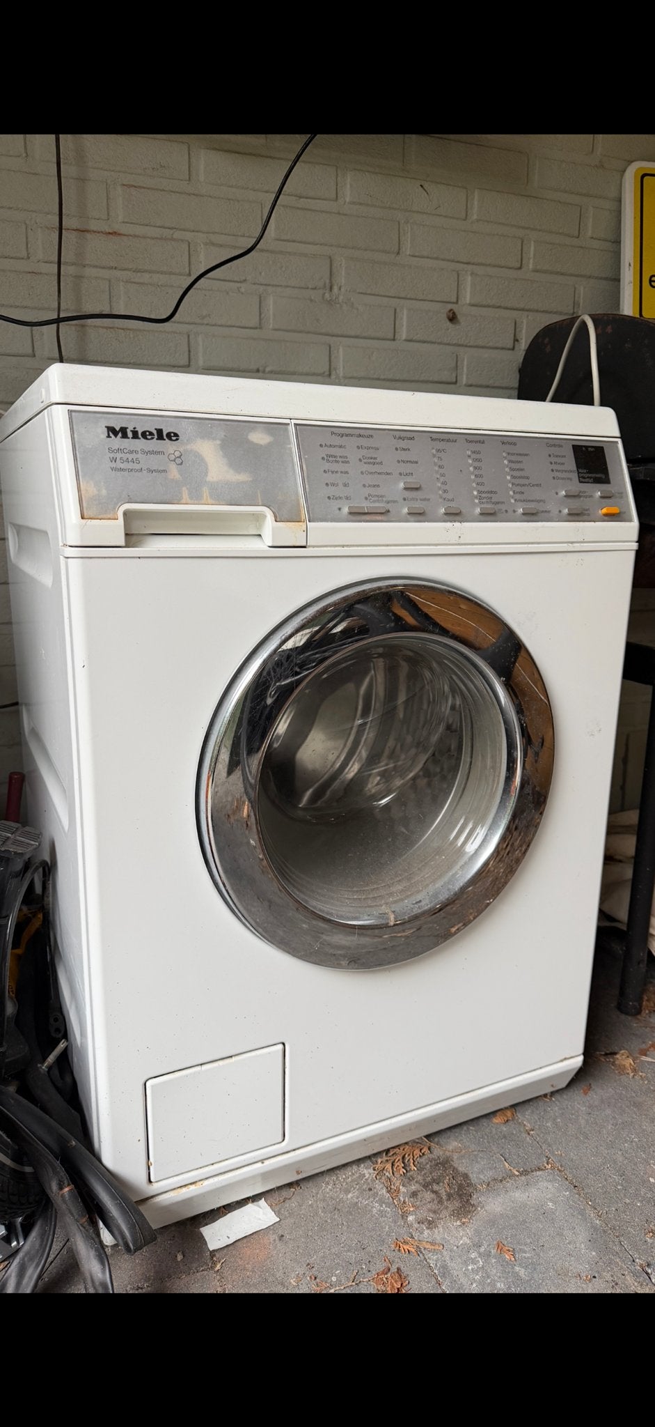 Miele W 5445 SoftCare System Wasmachine, Witgoed en Apparatuur, Ophalen, Gebruikt, Voorlader, 85 tot 90 cm