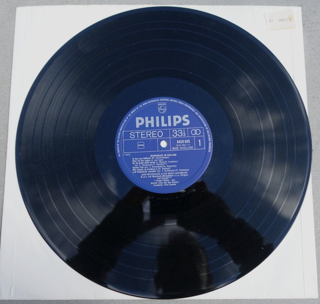 John Woodhouse & His Accordion - Woodhouse in Holland LP, LP, Ophalen of Verzenden, Zo goed als nieuw, 12 inch
