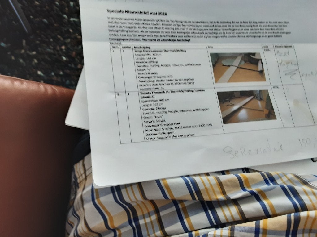 Modelzwevers, Ophalen, Gebruikt