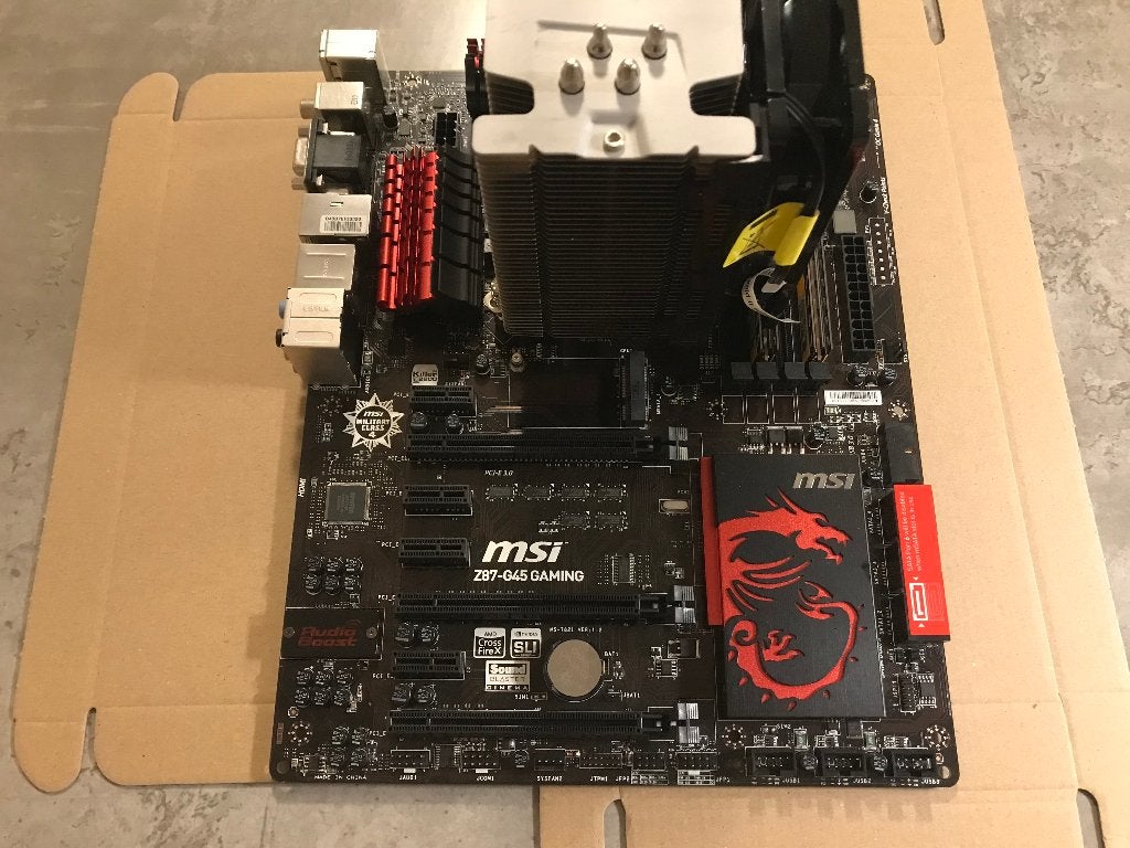 MSI Z87-G45 Gaming - 16 GB DDR3 - I5 4670 3.4 GHZ, Computers en Software, Gebruikt, LGA 1151, DDR3, Ophalen of Verzenden