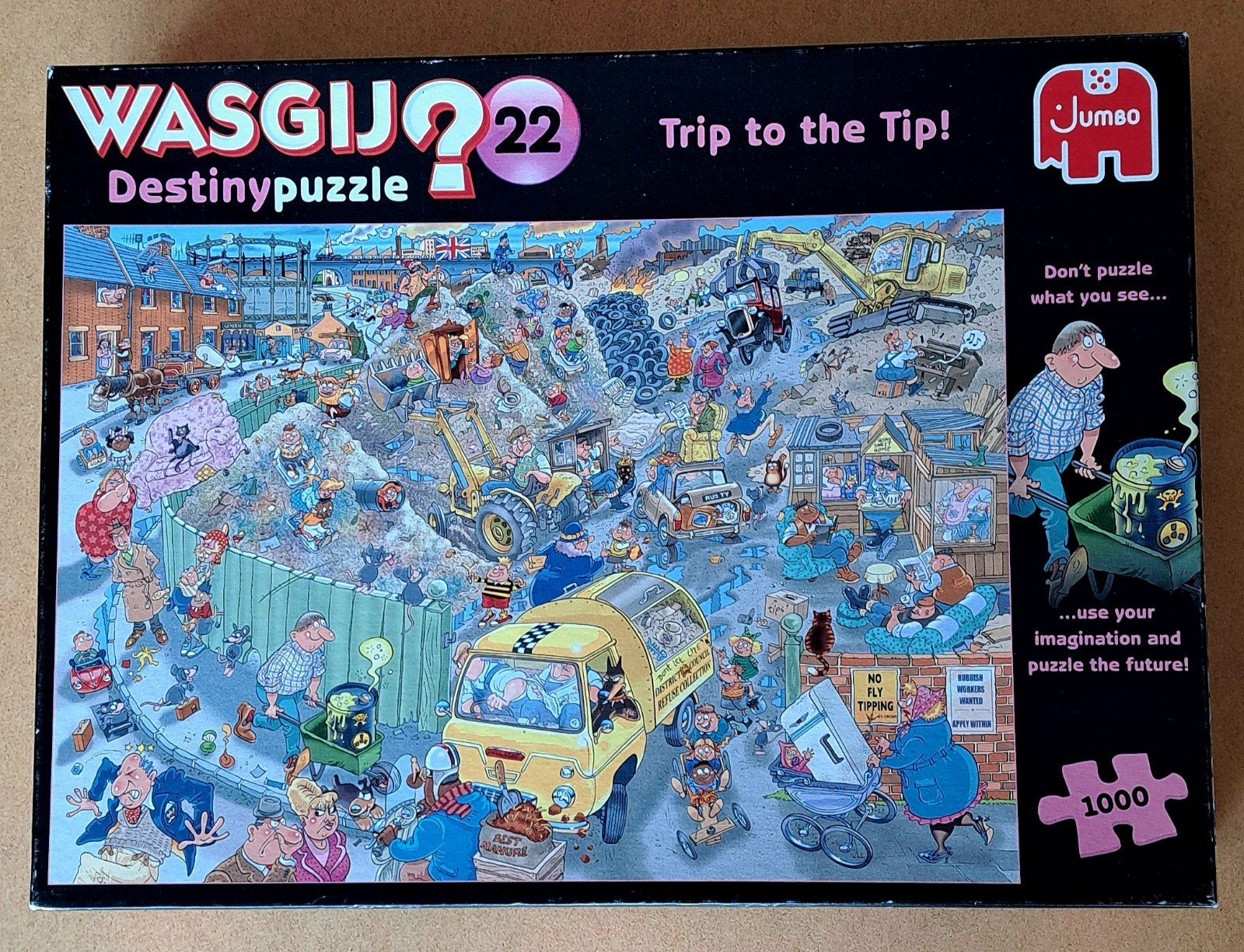 Wasgij Destiny 22: Trip to the Tip! Legpuzzel 1000 stukjes, Ophalen